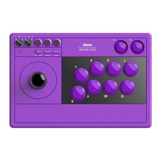 8BitDo Arcade Stick - Purple image 1